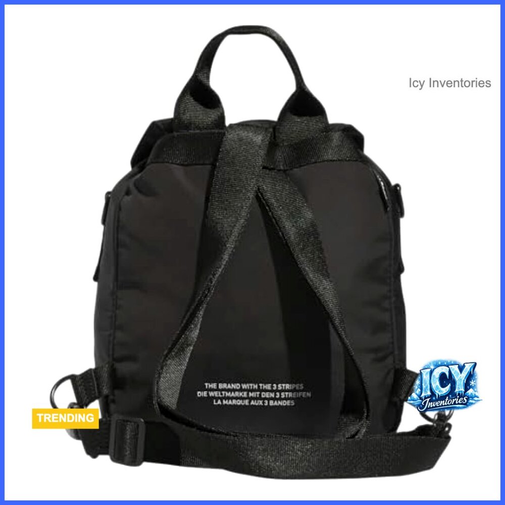 Polyester Mini Backpack With Adjustable Crossbody… - image 5